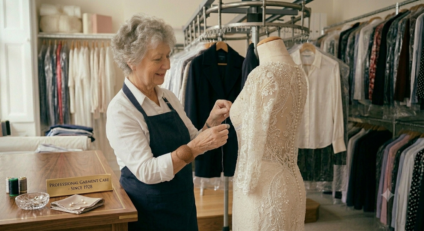 Alterations and tailoring at Crystal Cleaners